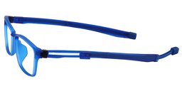 William Rectangle Blue Sports Glasses8
