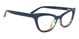 Ennis Cateye Dark-Blue Glasses1