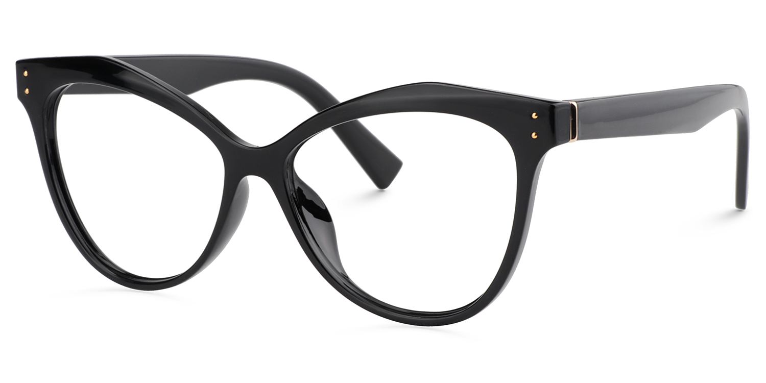 Cateye Black Glasses | Zeelool Eyeglasses Online2
