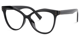 Saul Cateye Black Glasses2