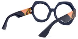 Geoffrey Geometric Dark-Blue Glasses5