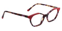 Kitty Cat Eye Red Glasses3