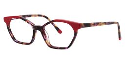 Kitty Cat Eye Red Glasses2