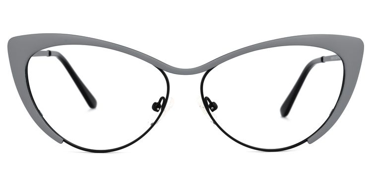 Ellen Cateye Gray Glasses