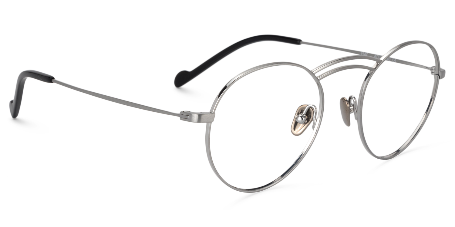 Round Silver Glasses | Zeelool Glasses2