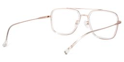 Nayeli Aviator Clear Glasses5
