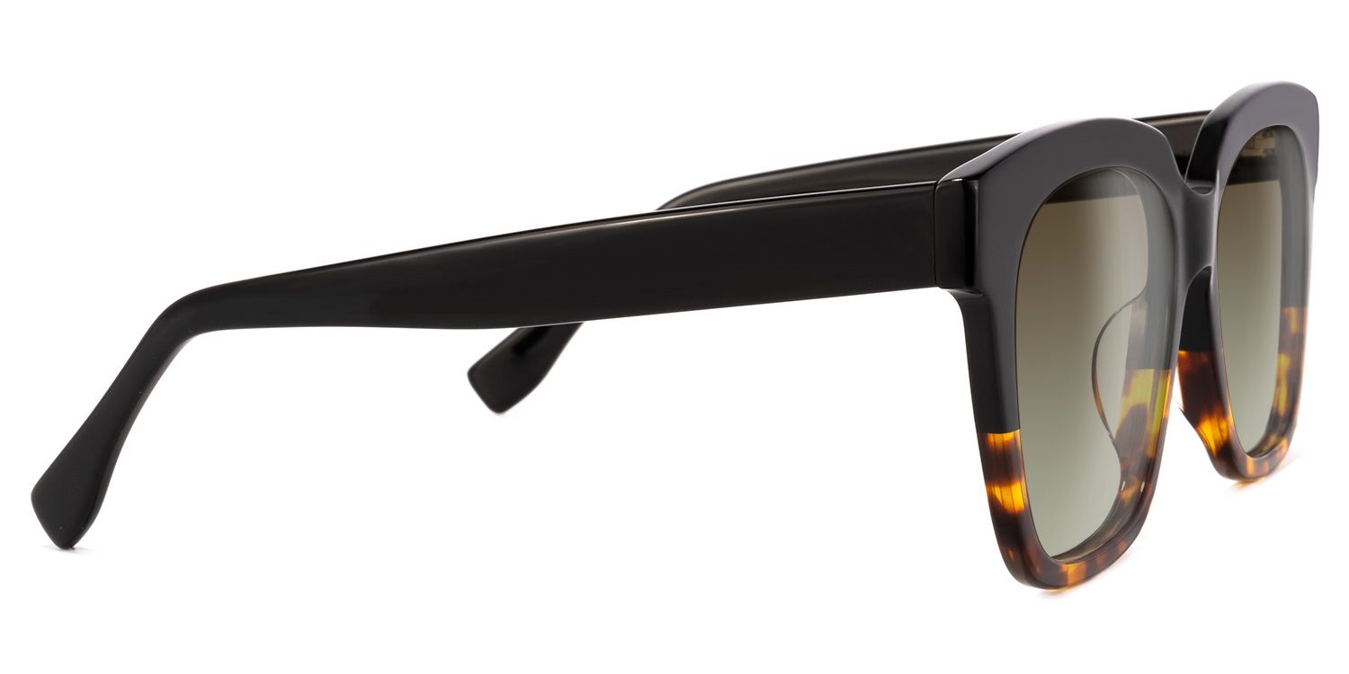 Xion Square Tortoise Sunglasses for Women & Men | ZEELOOL CA3