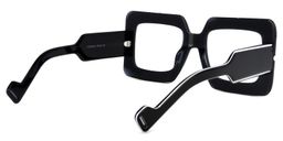 Yuri Square Black Glasses4