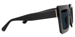 Brandon Black Square Sunglasses2