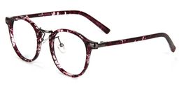 Catherine Floral Round Glasses2