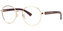 Judy Round Gold Glasses3