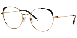 Lindsay Titanium Gold Glasses2