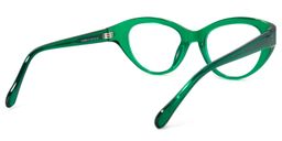 Farrah Oval Green Glasses4