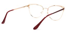 Faust Cateye Red Glasses4