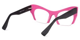 Kyle Cat Eye Pink Glasses4