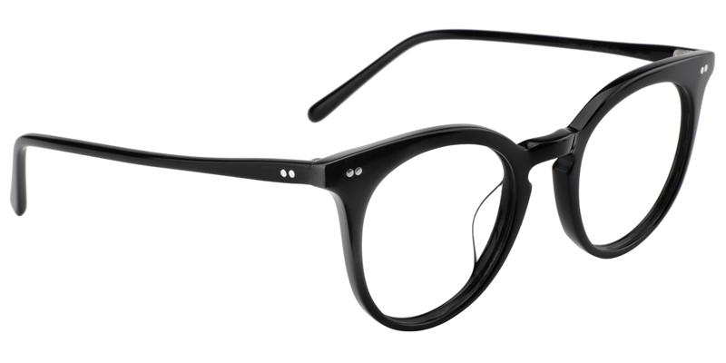 Round Black Glasses | Zeeelool Eyeglass Frames3