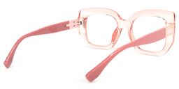 Sienna Square Pink Glasses4