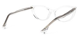 Theodore Cateye Clear Glasses4