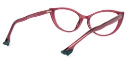 Theodore Cateye Burgundy Glasses4