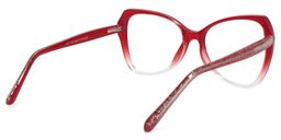 Eleanora Butterfly Red Glasses4