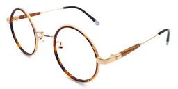 Leon Round Tortoise Glasses5
