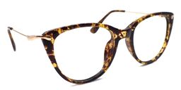 Clement Cat Eye Light Amber Glasses5