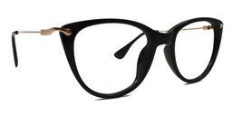 Clement Cat Eye Black Glasses4