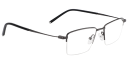 Edwin Rectangle Black Glasses3