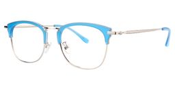 Gloria Square Blue Glasses3