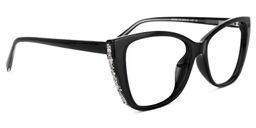 Yoselin Cateye Black Glasses2
