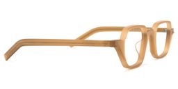 Yasin Square Cameo-Brown Glasses3