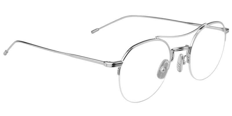 Aviator Silver Glasses | Zeelool Eywear Online3