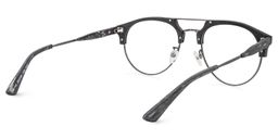 Claude Aviator Black Glasses4