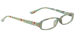 Pennie Rectangle Green Reading Glasses3