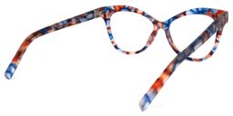 Eschwege Cateye Blue-Floral Glasses4