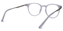 Clementine Round Greyish-Purple Glasses4
