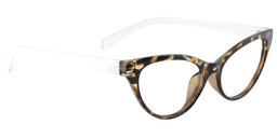 Babur Cateye Gold-Tortoise Reading Glasses3