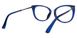 Dalton Cat Eye Blue Glasses4