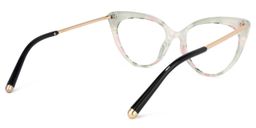 Alivia Cat Eye Pink-Green-Floral Glasses6