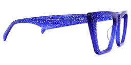 Cecile Cat Eye Blue Glasses3