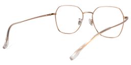 Fulda Geometric Rose-Gold Glasses4