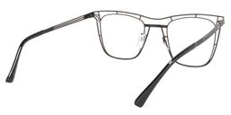 Gedern Square Black Glasses4