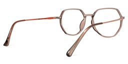 Gonzalez Geometric Brown Glasses4
