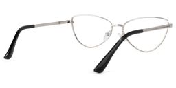 Lorenzo Cateye Silver Glasses4