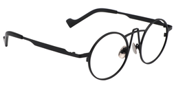 Abdul Round Black Glasses3