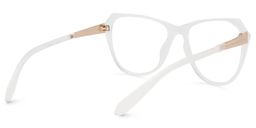 Doran Geometric White Glasses4