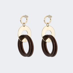 Vintage Round Shaped Gold Earrings1