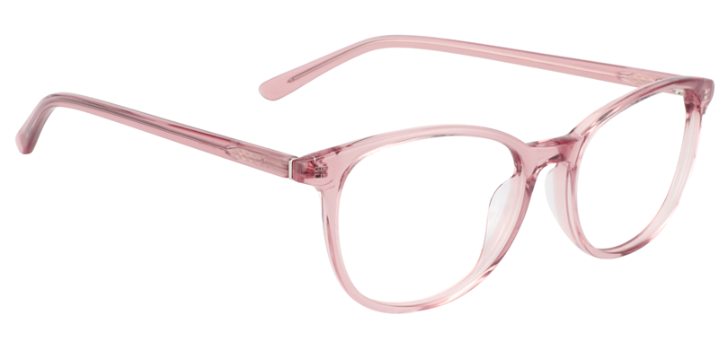 Rectangle Pink Glasses | Zeelool Eyeglasses3