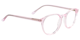 Nydia Oval Glasses Pink Glasses2