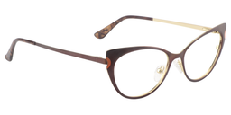 Geraldine Cateye Brown Glasses 3
